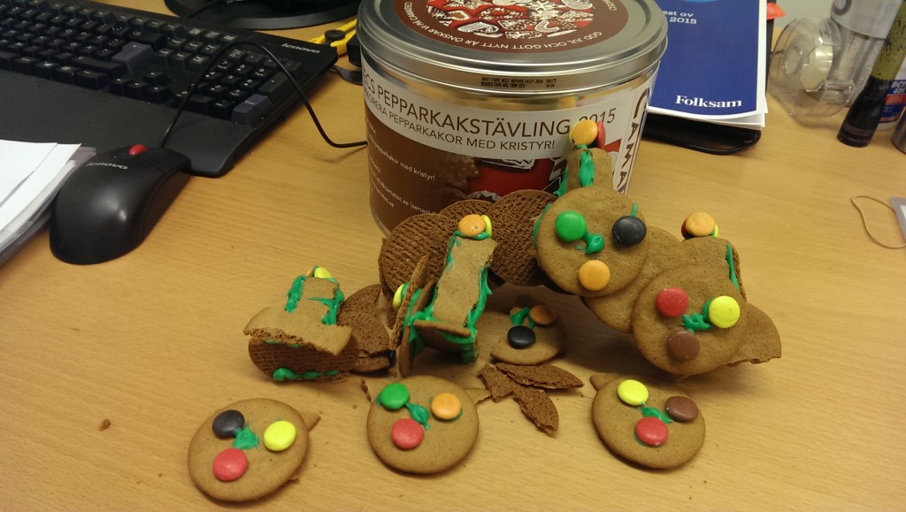 Camatec Pepparkakstävling 2015 Jeanette Knöös Julgransskakning
